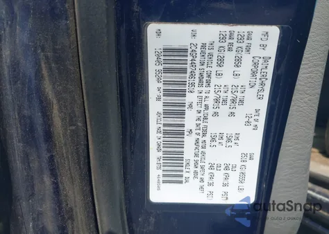 2004 Chrysler Town & Country Lx из США, поврежденный, VIN 2C4GP44R74R619510